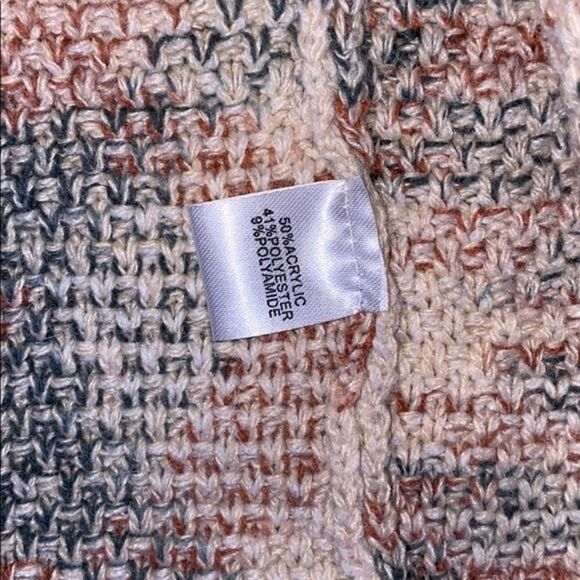 Janice Apparel bubble sleeve neutral melange long line cardigan | Sz M, NWT - Picture 6 of 12